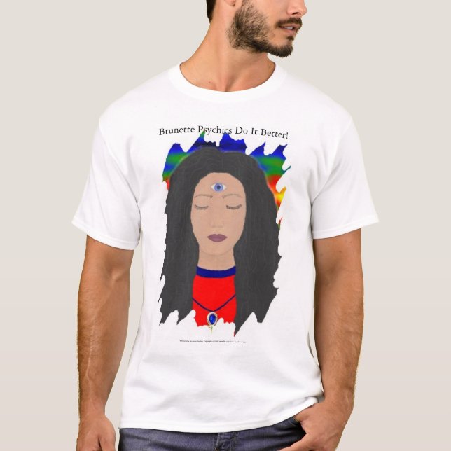 Camiseta ¡Psychics trigueno mejora! (Anverso)