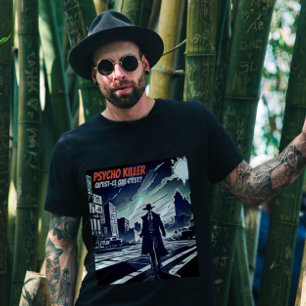Camiseta Psycho Killer Quest-ce Que Cest Retro Rock Camiset