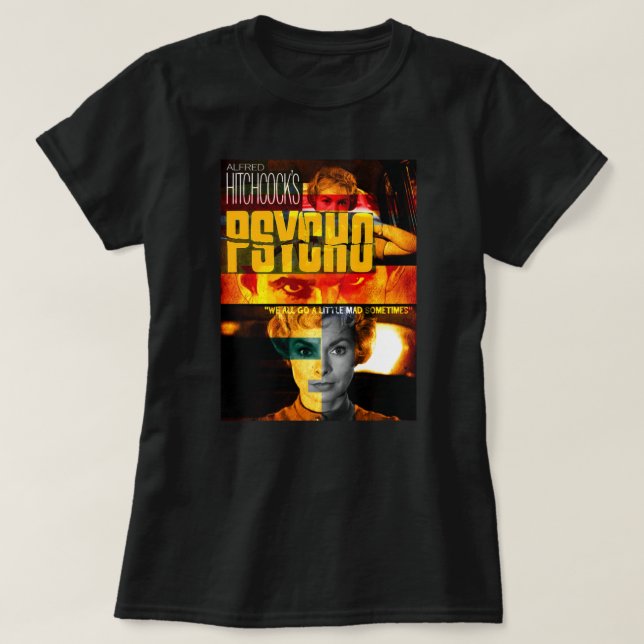 Camiseta Psycho Poster Art (Diseño del anverso)