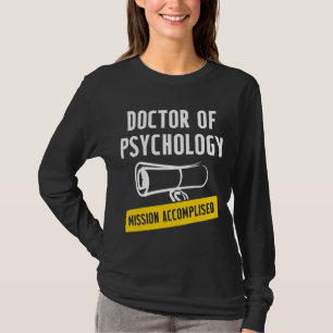 Camiseta Psyd Médica De Psicología Graduando Doctorado Gra