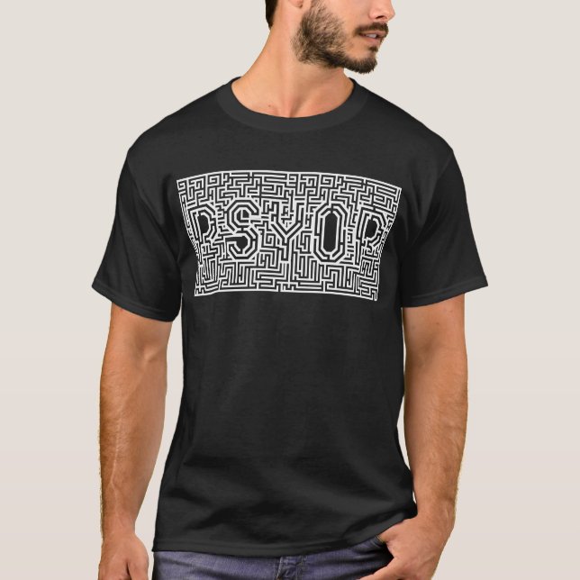 Camiseta Psyop Mind Maze Information Warfare Psyop (Anverso)