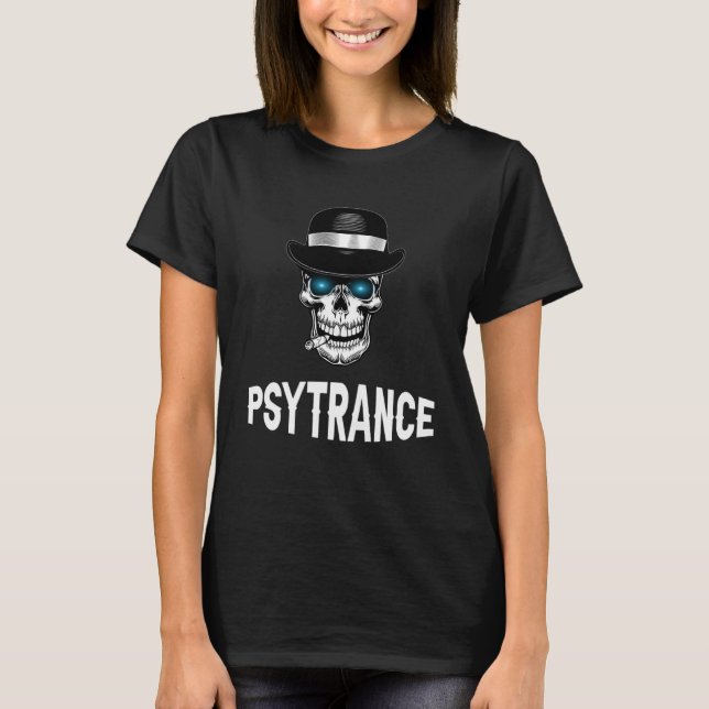 Camiseta Psytrance EDM DJ Techno Electric Music Hard Style (Anverso)
