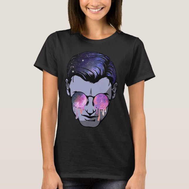 Camiseta Psytrance Goa Face Magic Mushroom Funky Psychedeli (Anverso)