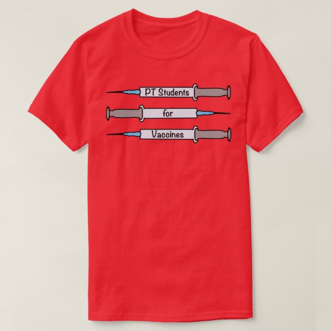 Camiseta PT Estudiantes para Vacunas 2 (Diseño del anverso)