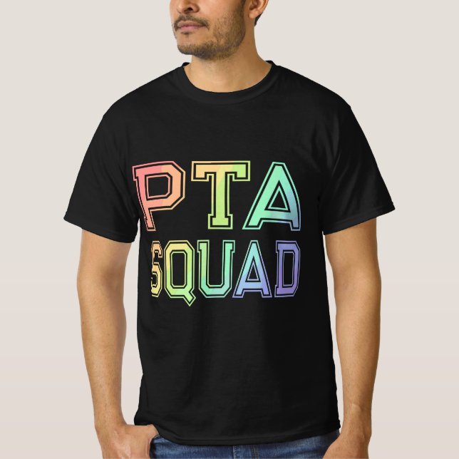 Camiseta PTA Squad - Asociación de la Organización de Maest (Anverso)