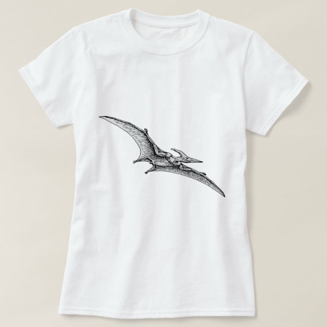 Camiseta Pterodáctilo (Diseño del anverso)