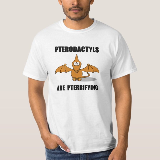 Camiseta Pterodactyls Pterrifying (Anverso)