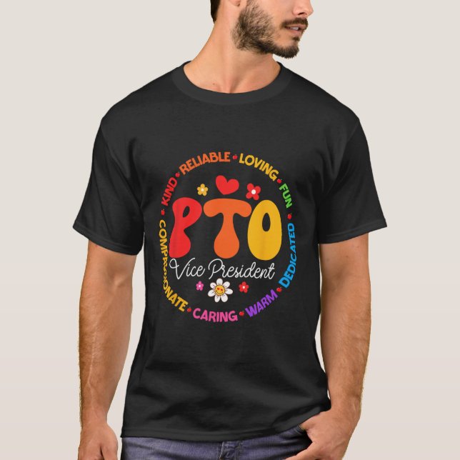 Camiseta Pto Vice President Back To School Matching Parent  (Anverso)