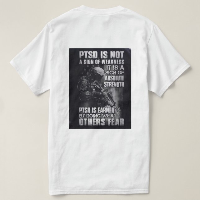CAMISETA PTSD (Reverso del diseño)