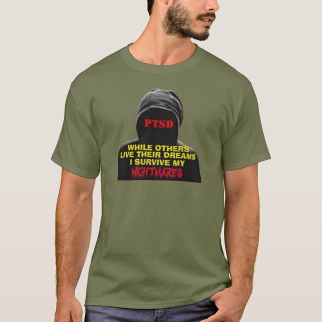 CAMISETA PTSD: MIENTRAS QUE VIVEN OTROS SUS SUEÑOS (Anverso)