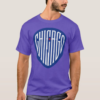 Camiseta Púa de guitarra Blues de Chicago