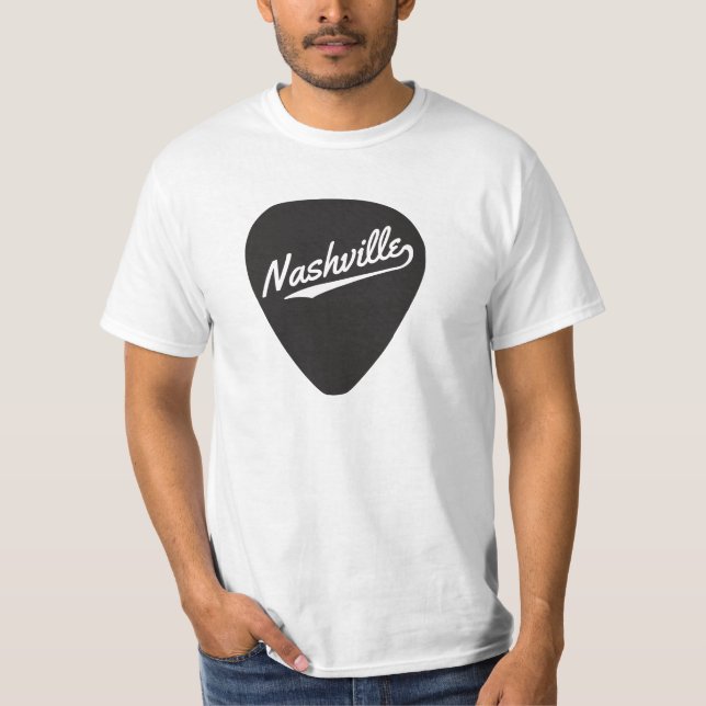 Camiseta Púa de guitarra de Nashville (Anverso)