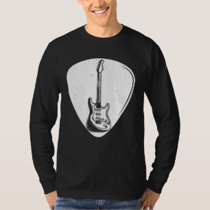 Camiseta Púa de guitarra guitarrista guitarrista eléctrico