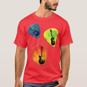 Camiseta Púa de guitarra para los amantes de la música coun