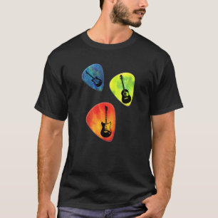 Camiseta Púa de guitarra Para Música De País O Rock Y Músic