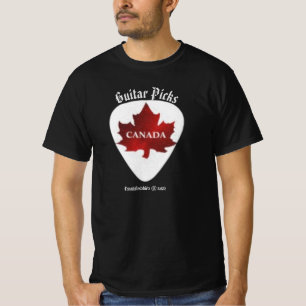 Camiseta Púas de guitarra de Canadá