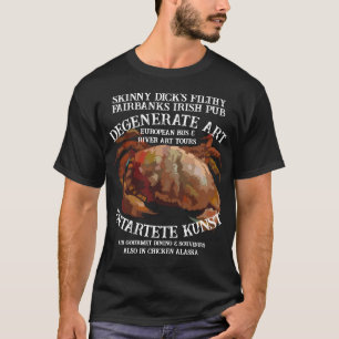 Camiseta Pub de Arte Irlandés Sucio de Dick el Flaco AK