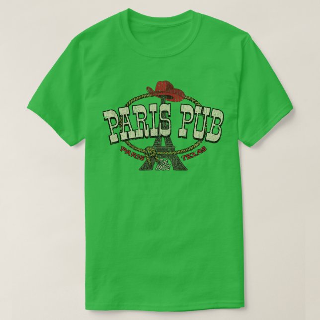 Camiseta Pub de París 1982 (Diseño del anverso)