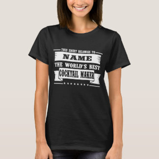 Camiseta Pub personalizado para hombre Nig de la bebida de