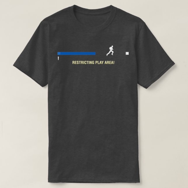 Camiseta PUBG Restringir área de reproducción (Diseño del anverso)