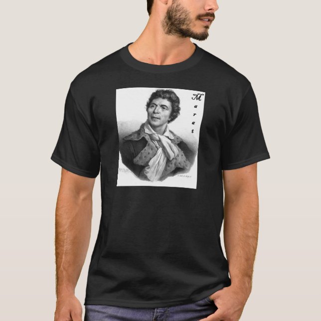 Camiseta Public domain Jean-paul_marat_1 con el blackadder (Anverso)