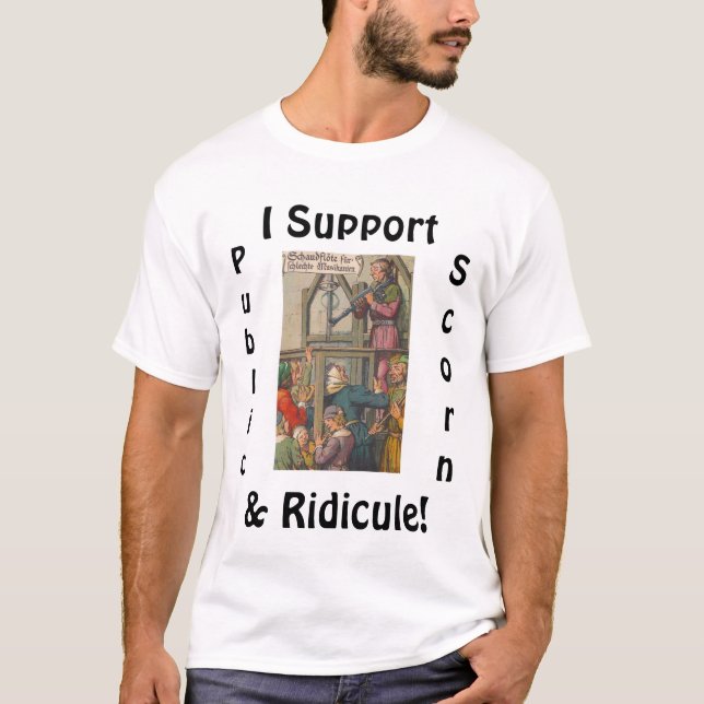 Camiseta pública de la camiseta de la humillación (Anverso)