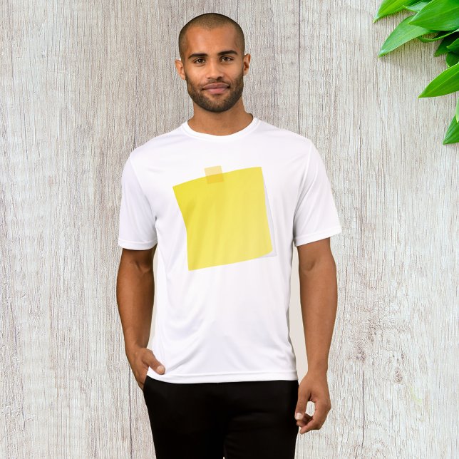 Camiseta Publicación amarilla Nota de IT Mens Active Tee (Subido por el creador)