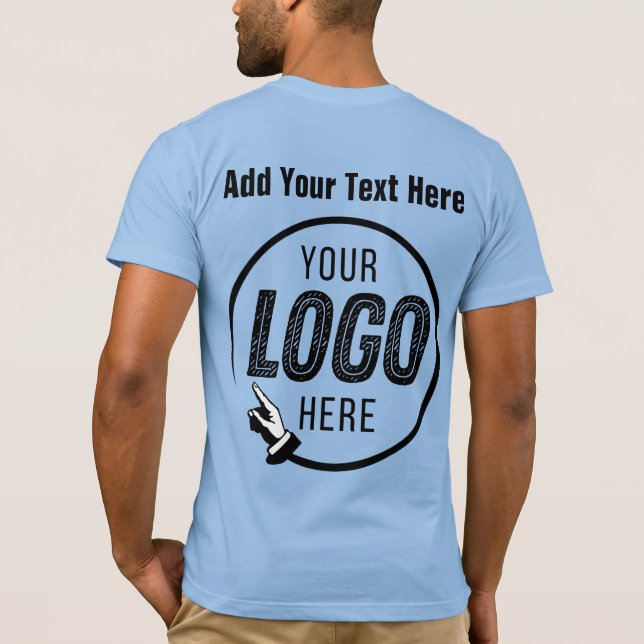 Camiseta Publicar elementos promocionales de imágenes con l (Reverso)