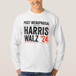 Camiseta Publicar Menopausal y votar por Harris Walz '24 US