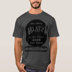 Camiseta Publicidad de cerveza de Blatz de época 1911