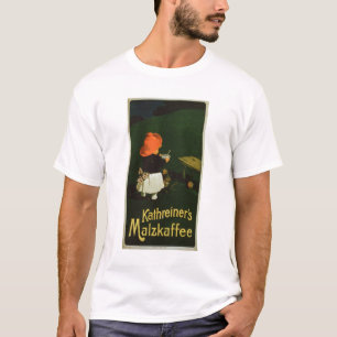 Camiseta Publicidad de poster para la 'malta Coffee de