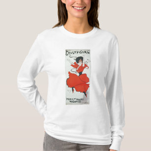 Camiseta Publicidad de poster "un chica de la alegría" en