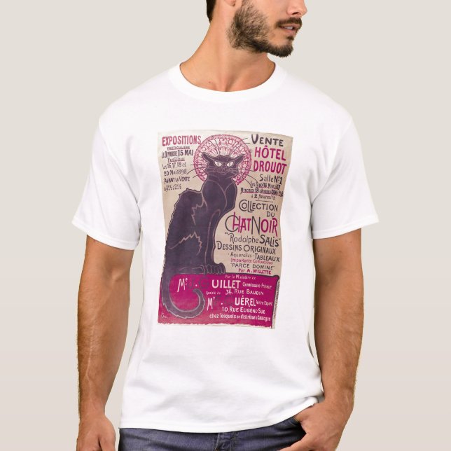 Camiseta Publicidad de poster una exposición (Anverso)