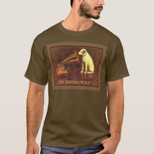 Camiseta Publicidad del vintage, su voz de los amos