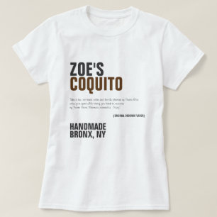 Camiseta Publicidad Moderna Rústica de Coquito