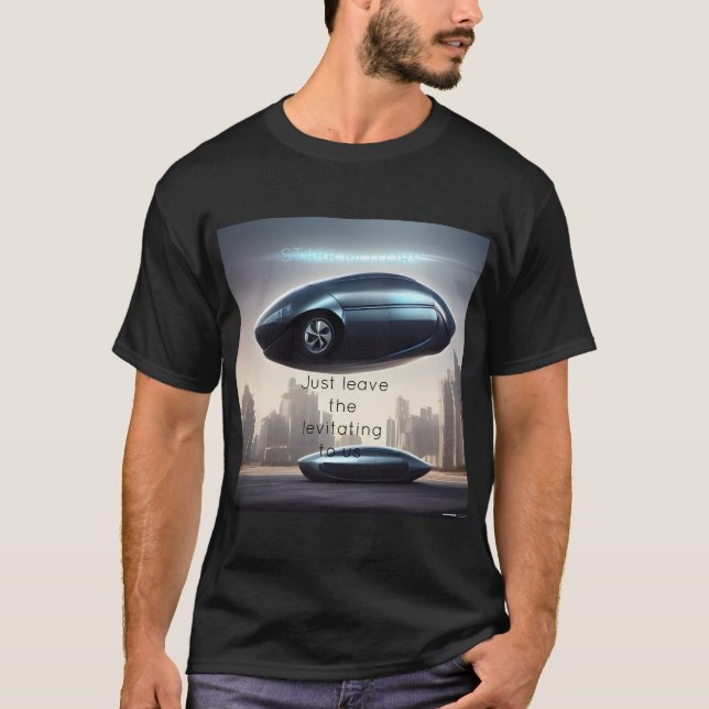 Camiseta publicitaria para coches de levitación fu (Anverso)