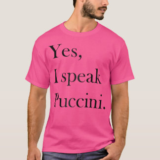 Camiseta Puccini T Shirt - Música Clásica Lover Ts Opera L