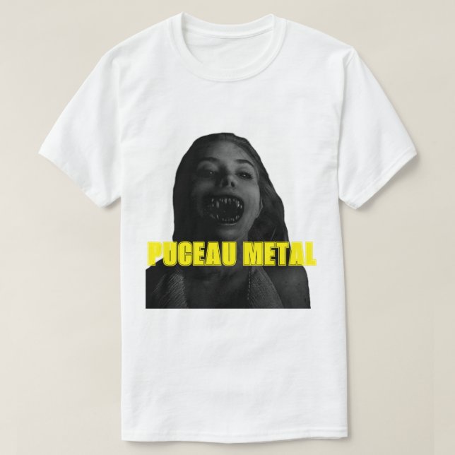 CAMISETA PUCEAU METALIZADO (Diseño del anverso)