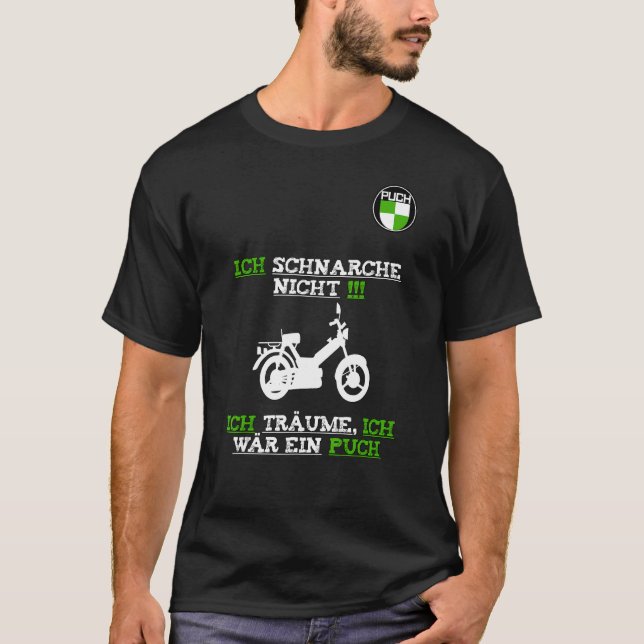 Camiseta Puch Maxi Sayings Fans Moped Scooter Moped Guay (Anverso)