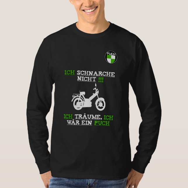 Camiseta Puch Maxi Sayings Fans Moped Scooter Moped Guay (Anverso)