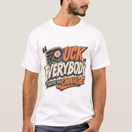 Camiseta Puck a todos encended el naranja Philadelphia