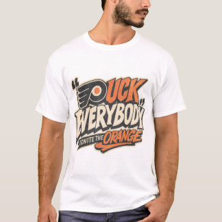 Camiseta Puck a todos encended el naranja Philadelphia