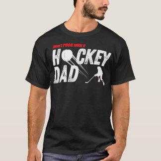 Camiseta Puck de Donx27t con padre de hockey divertida padr