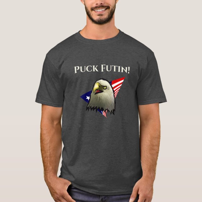 CAMISETA PUCK FUTIN AMERICAN EAGLE AMERICAN FLAG (Anverso)