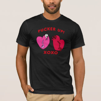 Camiseta Pucker up Valentine Hearts