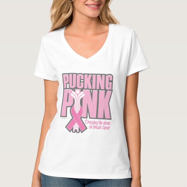 Camiseta Pucking Pink (Hockey) (Anverso)