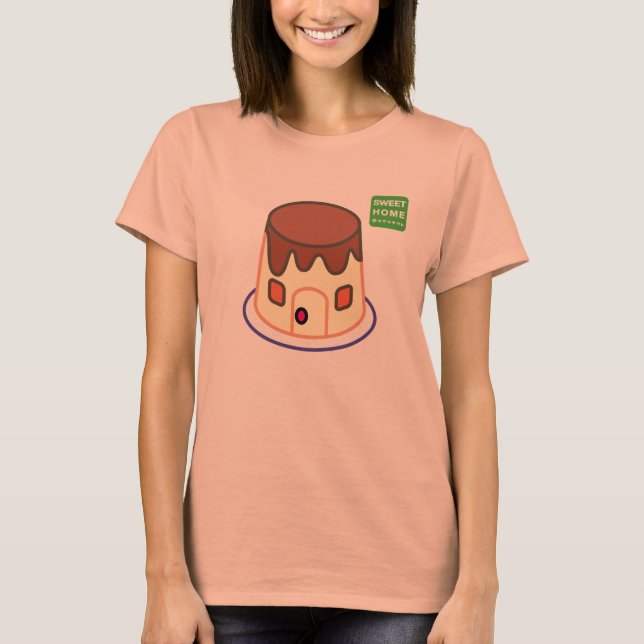 Camiseta Pudín CASERO DULCE (Anverso)