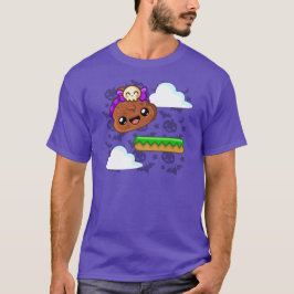 Camiseta Pudín y accesorio de calavera linda - Salto Feliz