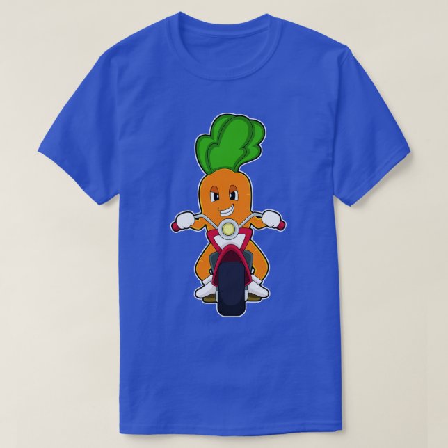 Camiseta pudrirse como Biker con motocicleta (Diseño del anverso)