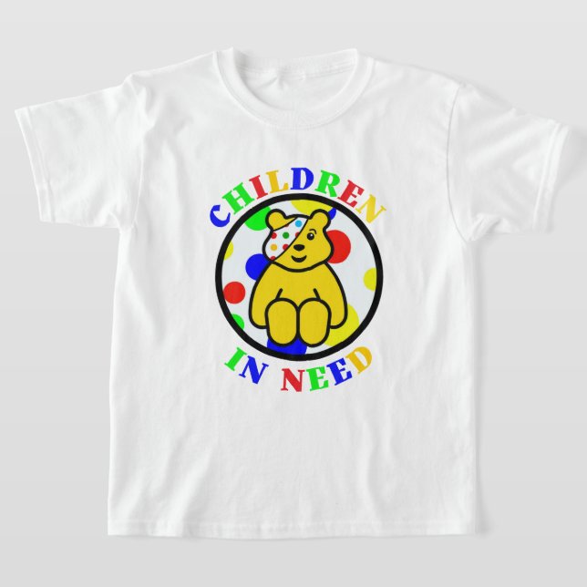 Camiseta Pudsey Bear Face Kids-Funny (Distribución)